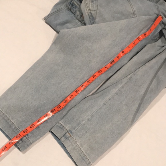 Dressed In LALA “Willa Denim Jumpsuit” Short Sleeve Pockets S/M - Picture 16 of 16